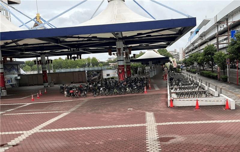 自転車の無料駐輪場はどこ？南入場門前が便利【写真あり】