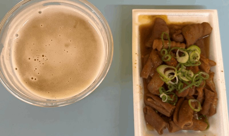 住之江競艇場「V＆S」のビールに合う「ホルモン」